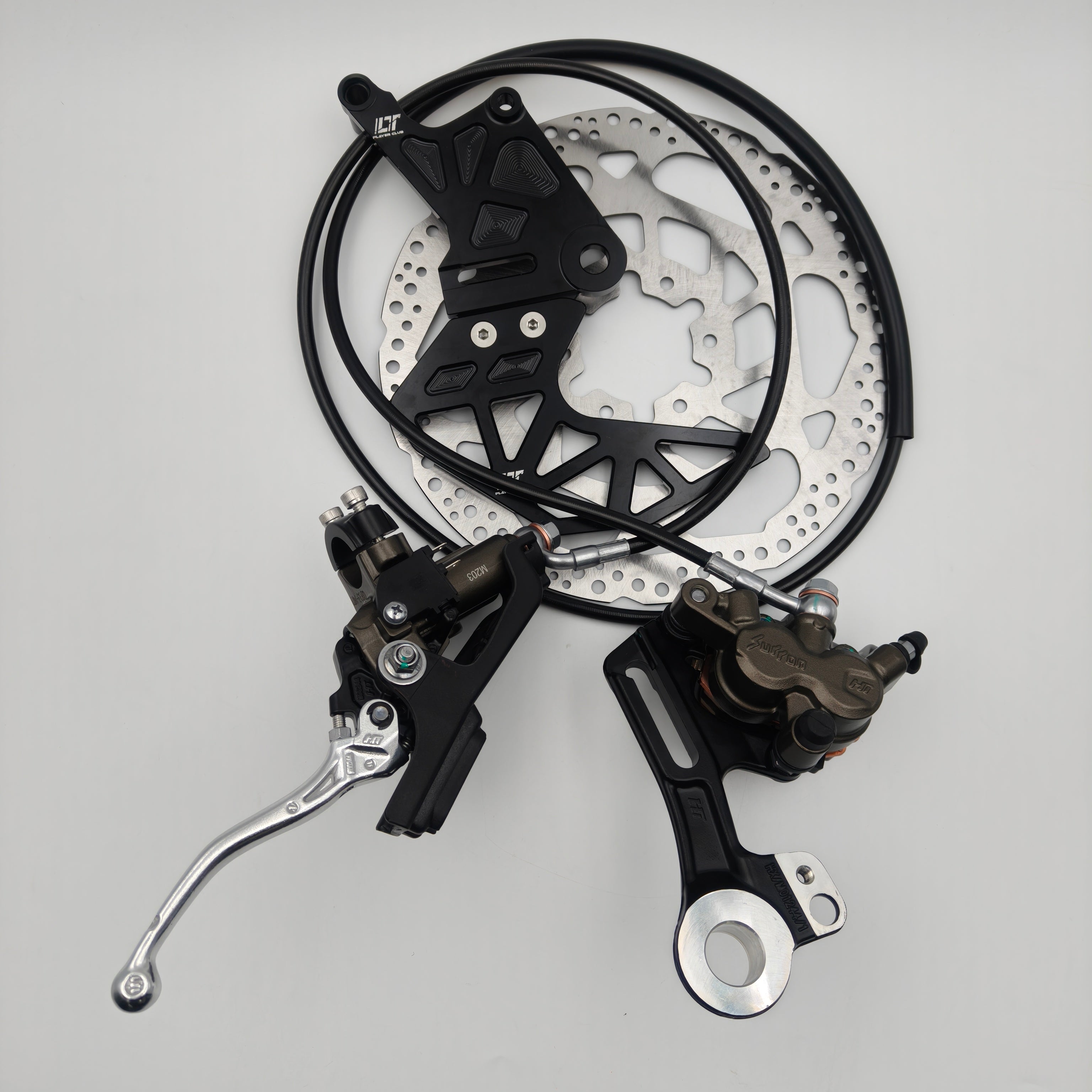 Hamulec Tylni od Ultra Bee + Tarcza + Adapter do Surrona LBX, Talari XXX,Mx3,Mx4