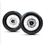 Kompletny Zestaw Kół Supermoto 17" Sur-Ron Ultra Bee – Felgi, Opony CST, Tarcze 240mm, Zębatka 46T