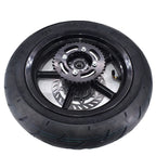 Kompletny Zestaw Kół 12" Supermoto – Felgi Aluminum, Opony Szosowe, Tarcze i Zębatka do Kugoo Wish 01 / Tutio Soleil 01