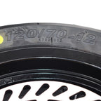 Kompletny Zestaw Kół 12" Supermoto – Felgi Aluminum, Opony Szosowe, Tarcze i Zębatka do Kugoo Wish 01 / Tutio Soleil 01