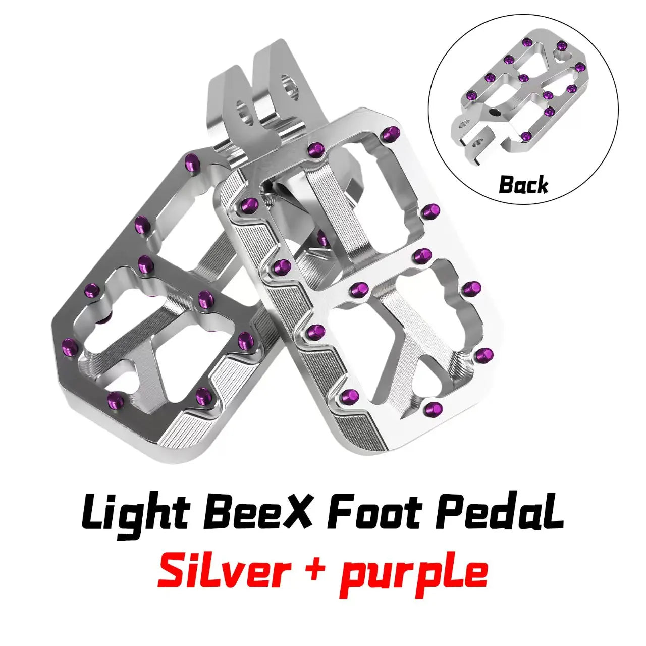 Aluminiowe Podnóżki CNC (Pegi) Premium – Sur-Ron Light Bee X / S | Szerokie, Wzmocnione
