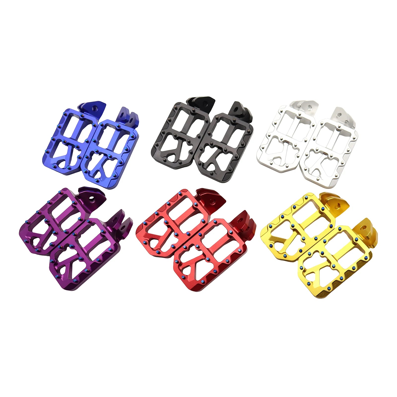 Aluminiowe Podnóżki CNC (Pegi) Premium – 99% Ebikeów | Szerokie, Wzmocnion