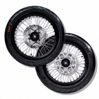 Kompletny Zestaw Kół Supermoto 17" Sur-Ron Ultra Bee – Felgi, Opony CST, Tarcze 240mm, Zębatka 46T