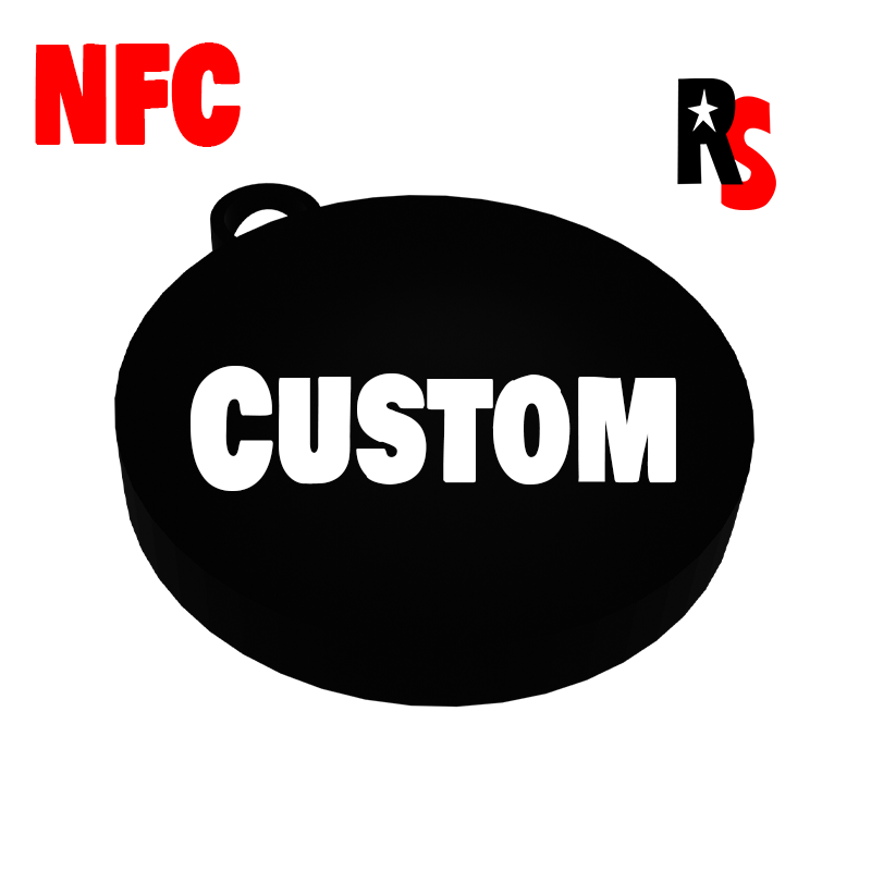 Bryloczek Custom NFC (Przyłóż telefon i odpala co chesz) Druk 3D