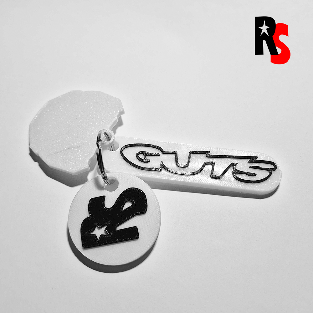 Zestaw breloków RonShop RS + GUTS + Plate (3-pak)